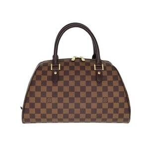 Louis Vuitton Rivera Handbag Damier Ebene Brown